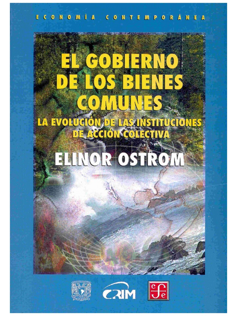 elinor ostrom el gobierno de los bienes comunes